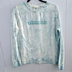 Vans Tie Dye Ling Sleeve T-Shirt size Medium Grunge Skate Punk Princess Casual